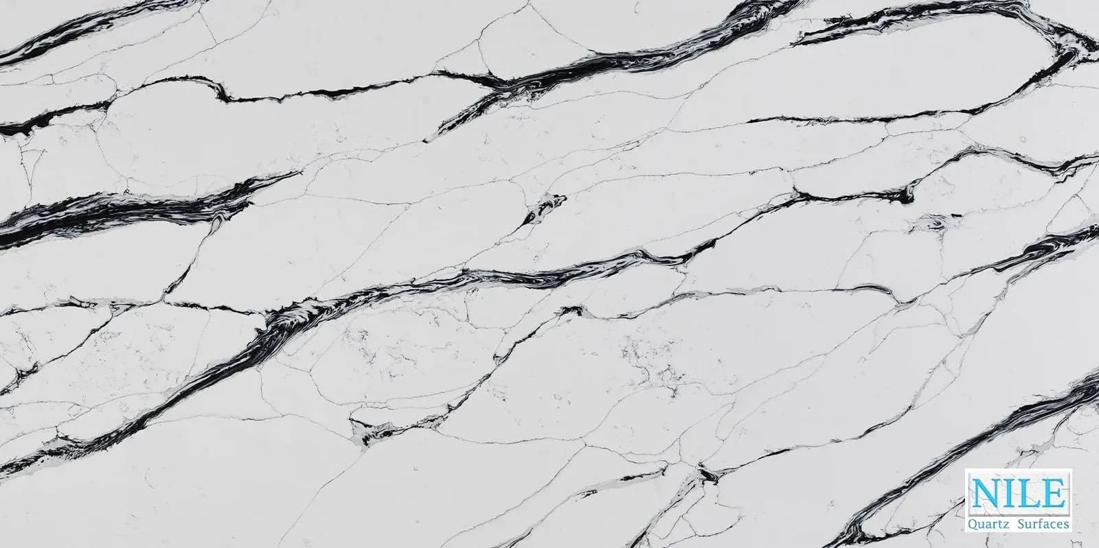 Nilestone Calacatta Black Fusion